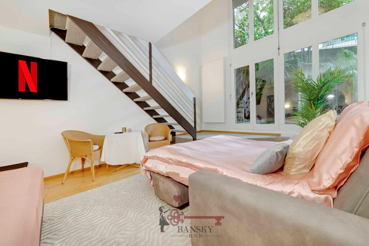 דירות Duplex Loft In Lugano Center With Garden, Wi-Fi -By Easylife Swiss מראה חיצוני תמונה