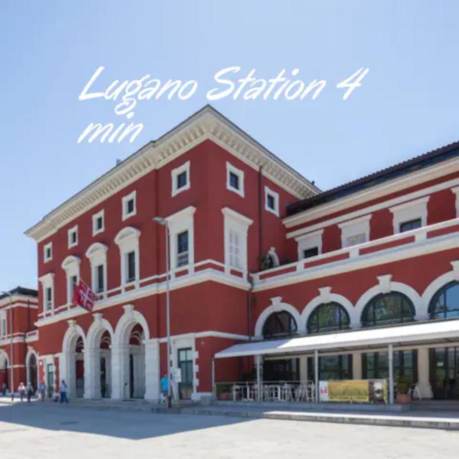 דירות Duplex Loft In Lugano Center With Garden, Wi-Fi -By Easylife Swiss מראה חיצוני תמונה